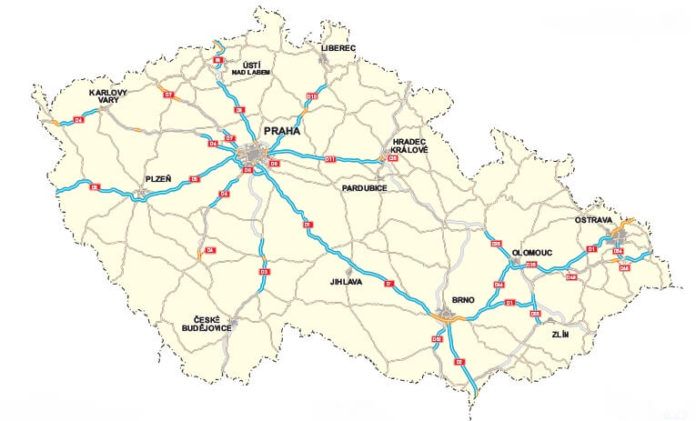 Opłaty drogowe - Czechy