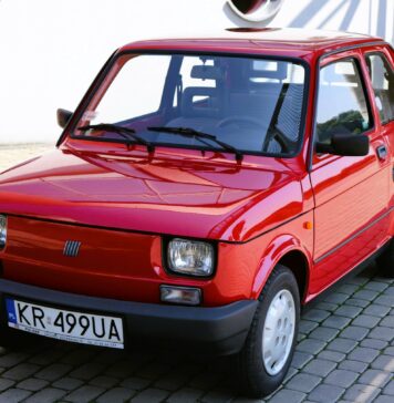 FIAT 126p FL Face Lifting fiat 126p fl w kolorze czerwonym