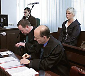 Otylia Jędrzejczak - Wypadek sala sądowa