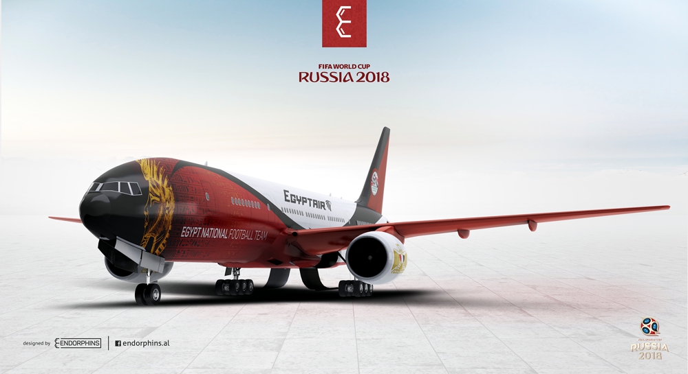FIFA World Cup Russia 2018 samoloty reprezentacji narodowych