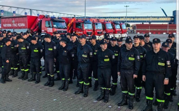 Polscy Strażacy wracają ze Szwecji