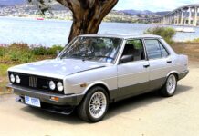 Fiat 131 – włoska klasa średnia na zdjęciu Fiat 131 Mirafiori