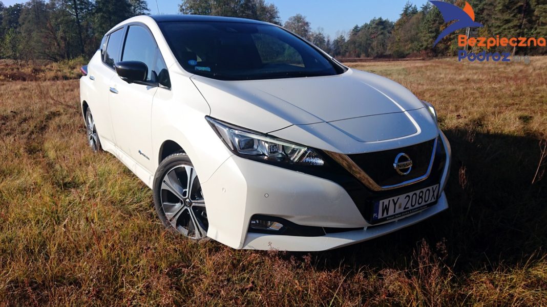 Samochód elektryczny Nissan Leaf Radio Bezpieczna Podróż