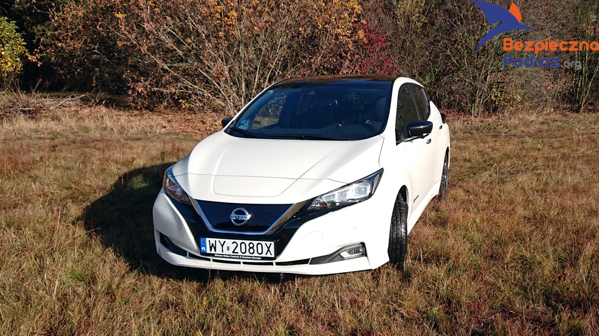 Samochód elektryczny Nissan Leaf Radio Bezpieczna Podróż