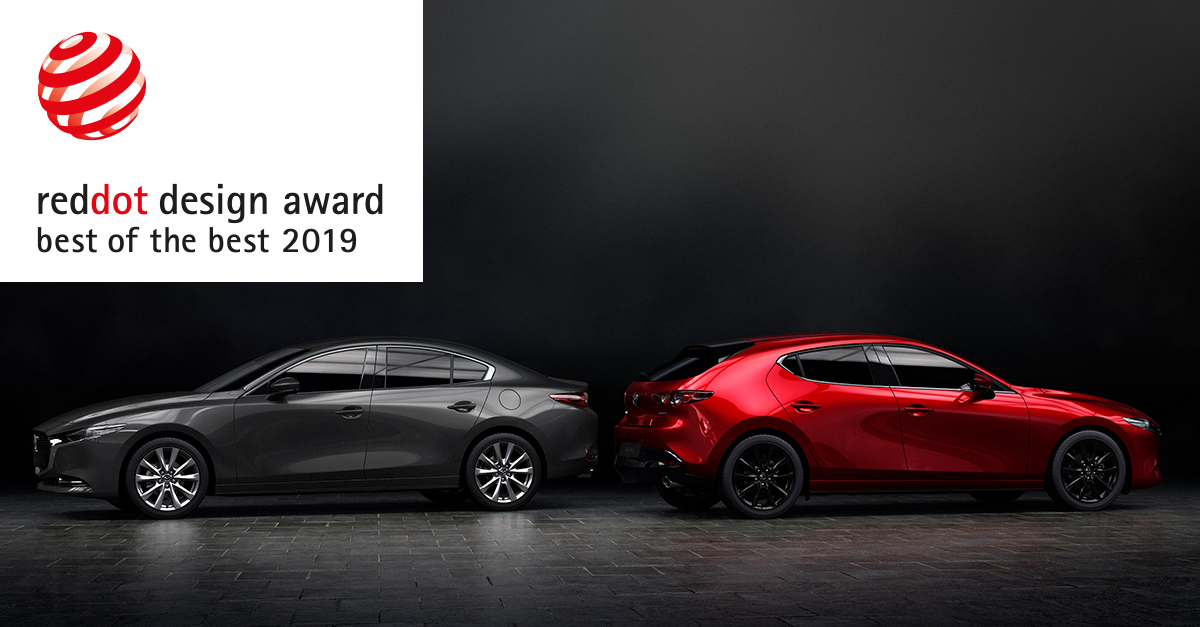Mazda3 z nagrodą Red Dot
