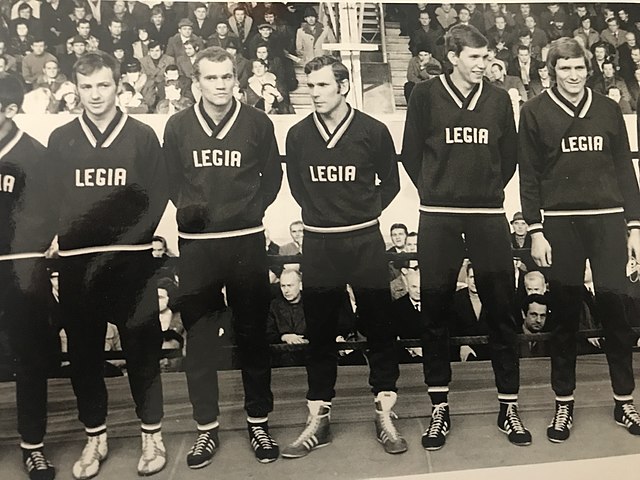 Na zdjęciu drużyna Legii Warszawa lata 70.