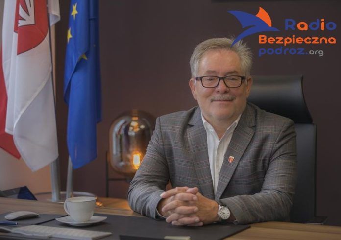 Na zdjęciu burmistrz Grodziska Mazowieckiego Grzegorz Benedykciński.