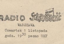 Tu Radio Solidarność 40 lat Ulotka Radio Solidarność Warszawa