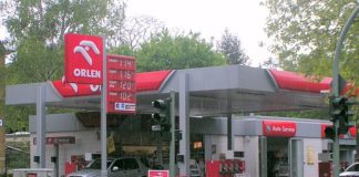 Ogólnopolski protest kierowców - Stacja benzynowa Orlen