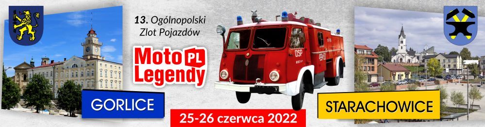 plakat XIII Ogólnopolski Zlot Pojazdów Moto Legendy PL