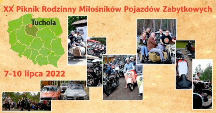 XX Piknik Pojazdów Zabytkowych w Tucholi 2022
