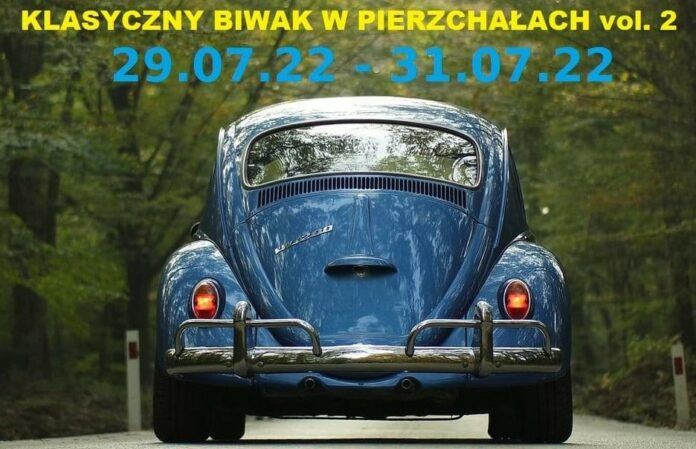 Klasyczny biwak w Pierzchałach vol.2 - 29-31.07.2022 tył samochodu VW Garbus