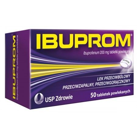 Leki na ból szyi i głowy ibuprom w opakowaniu