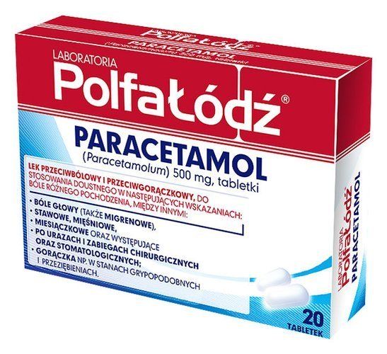 paracetamol w opakowaniu