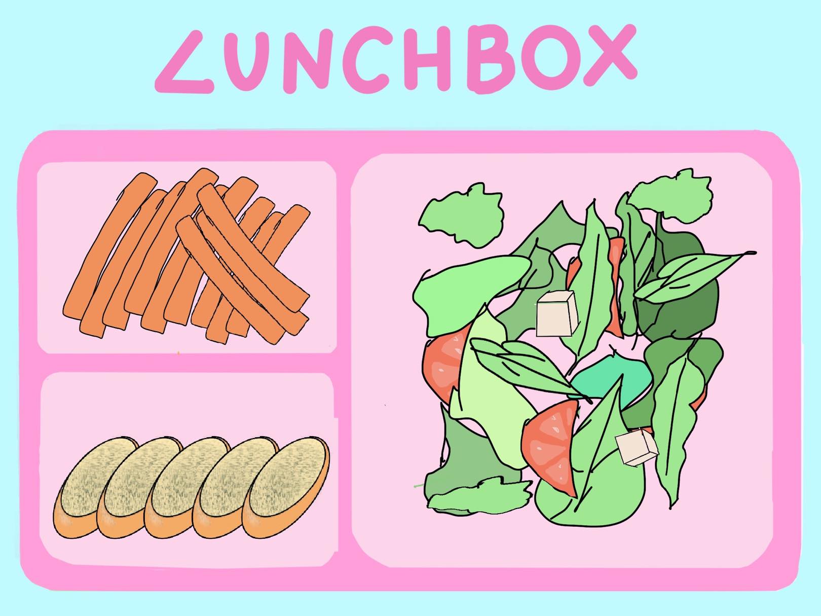 owoce warzywa lunchboxy