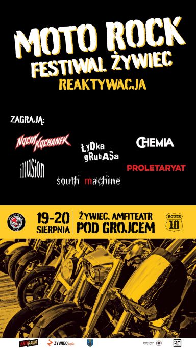 MOTO ROCK Festiwal Żywiec 19–21.08.2022 plakat