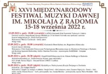 XXVI Międzynarodowy Festiwal Muzyki Dawnej .