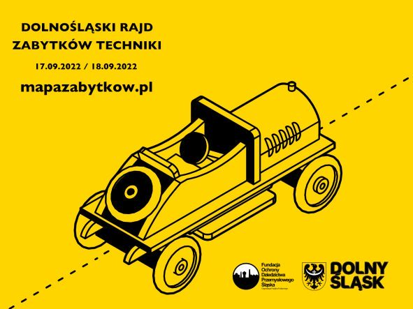 II Dolnośląski Rajd Zabytków Techniki 17-18.09.2022 plakat