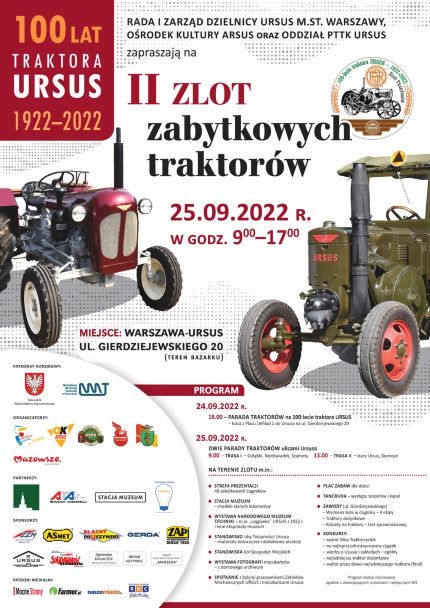 II Zlot Zabytkowych Traktorów w Ursusie 24-25.09.2022