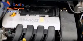 Niezawodne silniki Renault . Duże zbliżenie na komorę silnika i silnik Renault 1.6 16V