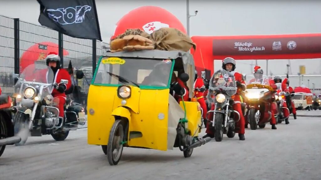 Mikołajkowe auto-moto wydarzenia na najbliższe dni - parada Motomikołajów