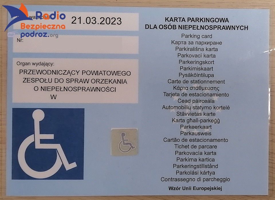 Kierowca niepełnosprawny prawa i obowiązki.