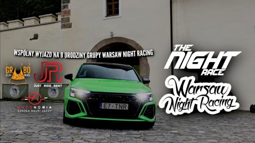 The Night Race TNR i Illegal Night Brzeziny VIII Urodziny Warsaw Night Racing 4.02.2023 Warszawa