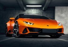 Wystawa Ikony Motoryzacji na PGE Narodowym 2-5.02.2023 Lamborghini-Huracan-EVO-Spyder