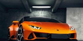 Wystawa Ikony Motoryzacji na PGE Narodowym 2-5.02.2023 Lamborghini-Huracan-EVO-Spyder