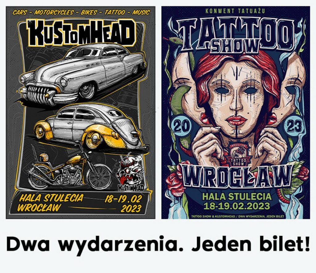 Kustomhead i Wrocław Tattoo Show 18-19.02.2023