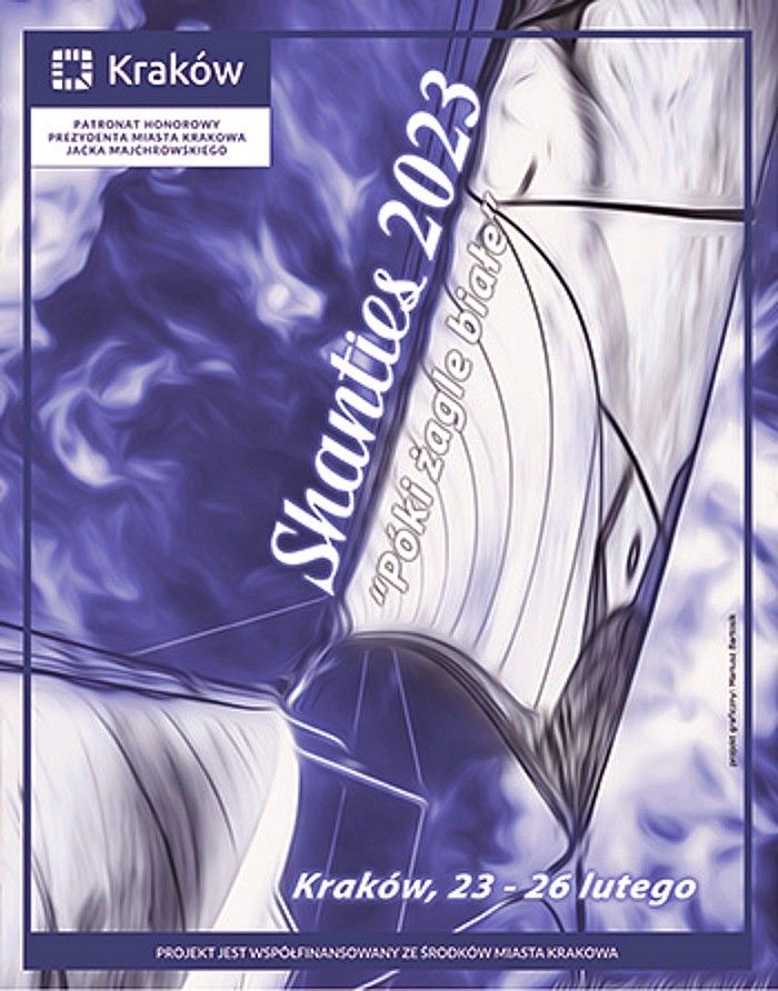 Międzynarodowy Festiwal Piosenki Żeglarskiej Shanties 2023 - plakat imprezy