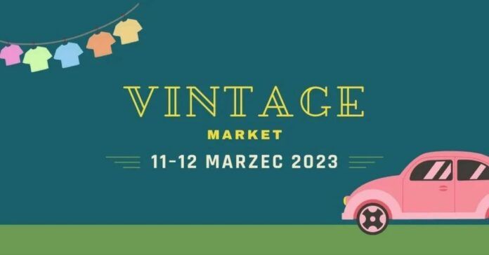 VINTAGE MARKET - targi vintage i wystawa zabytkowych samochodów 11-12.03.2023 MTP Poznań logo