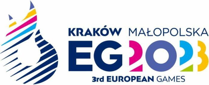 Logo Letnie Igrzyska Europejskie 2023 w Polsce.