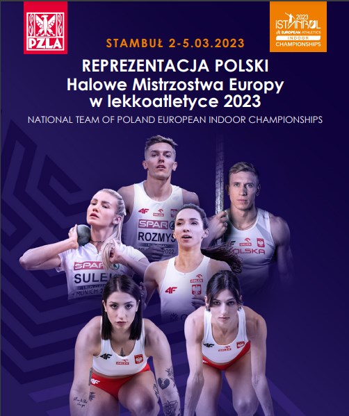 Plakat Turcja Stambuł HME 2023 w lekkoatletyce.