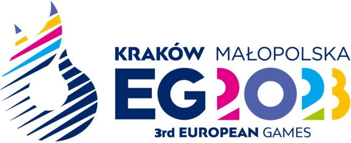Logo Letnie Igrzyska Europejskie 2023 w Polsce.