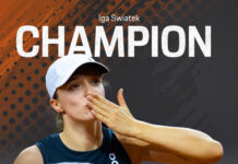 Iga Świątek znów to zrobiła Na zdjęciu jest Iga Świątek. Iga Świątek znów to zrobiła.