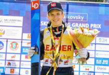 Skoczek Halvor Egner Granerud Na zdjęciu jest Norweski Skoczek Halvor Egner Granerud