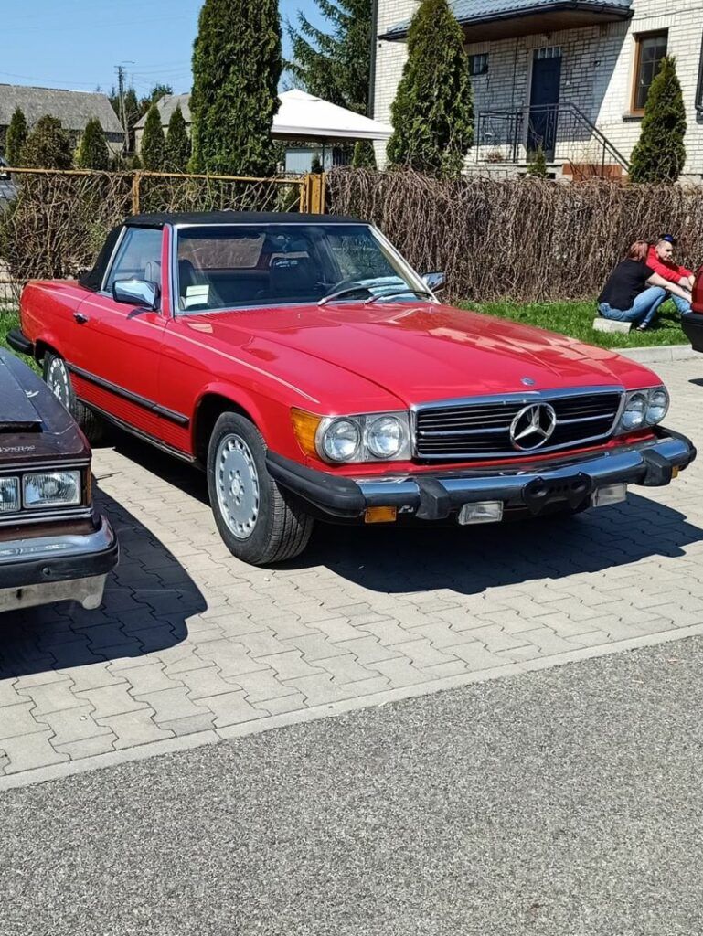 Mercedes na rajdzie w Radziłowie