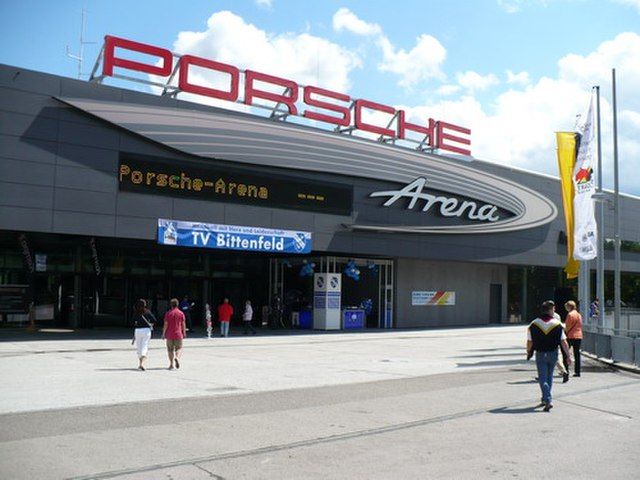Na zdjęciu arena Porsche.Porsche Tennis Grand Prix 2023.