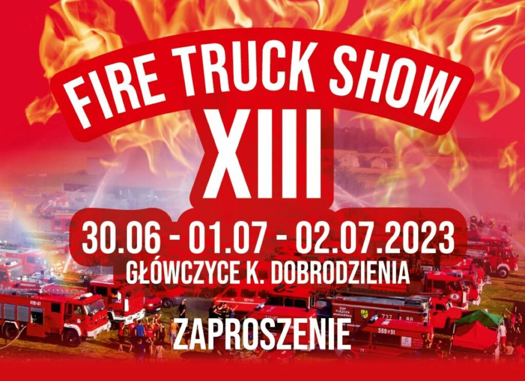 Zaproszenie na XIII Zlot Pojazdów Pożarniczych Główczyce