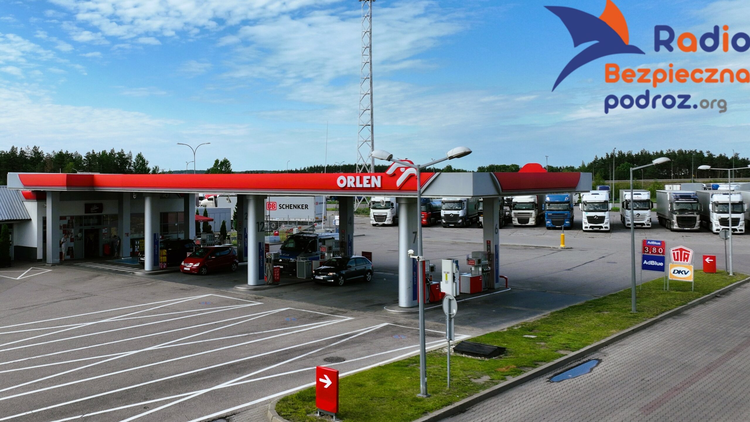 Daniel Obajtek odwiedził stację Orlen