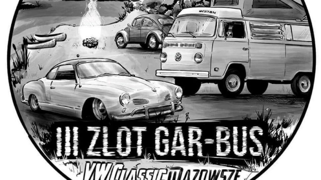 Dwa zloty VW III zlot GAR-BUS VW CLASSIC MAZOWSZE 4-6.08.2023