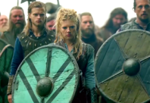 I Międzynarodowy Festiwal Wczesnośredniowiecznych Wojowniczek - scena z filmu "Lagertha (Vikings) II Queen of Kings