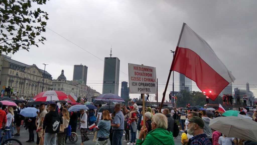 Miasto moje a w nim obchody 79 rocznicy wybuchu Powstania Warszawskiego Rondo Romana Dmowskiego