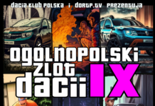 lX Ogólnopolski Zlot Dacii 25-27 08