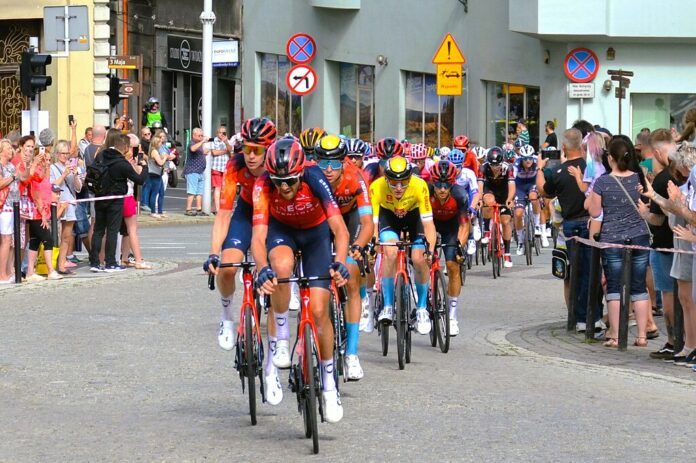 Zdjęcie z 5 etapu wyścigu. 80. Tour de Pologne 2023.