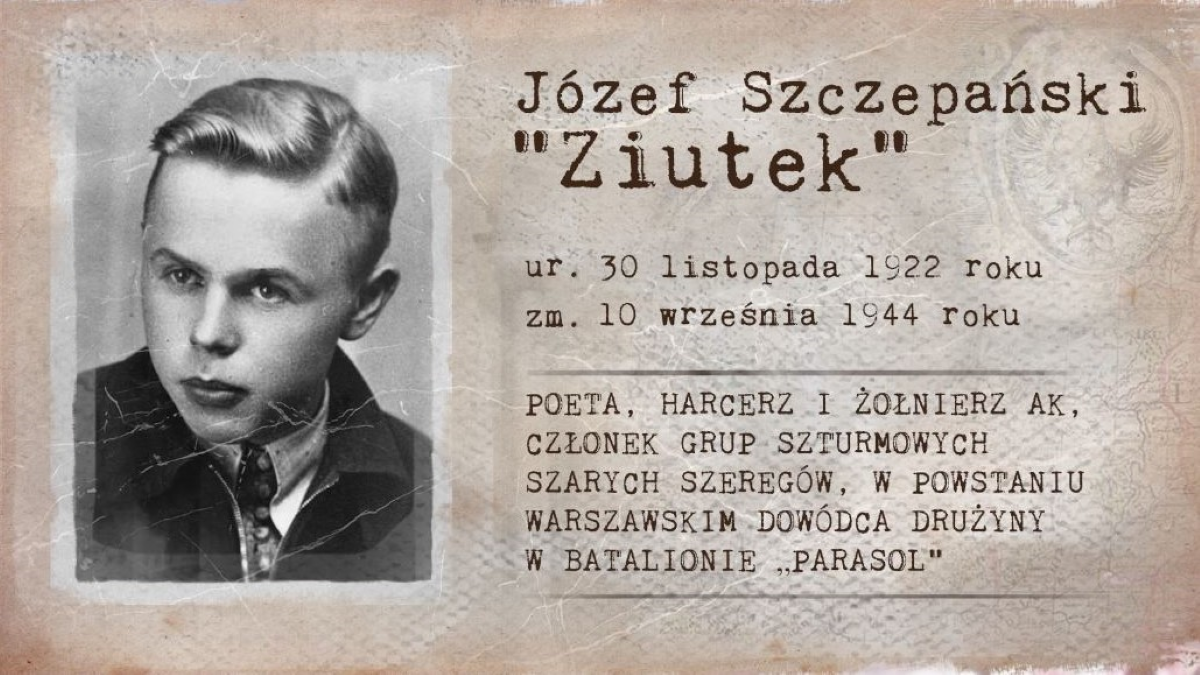 Józef Szczepański “Ziutek” autor wiersza „Czerwona zaraza” zmarł 10 września 1944
