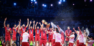 Derkoracja - Polscy siatkarze mistrzem Europy 2023.