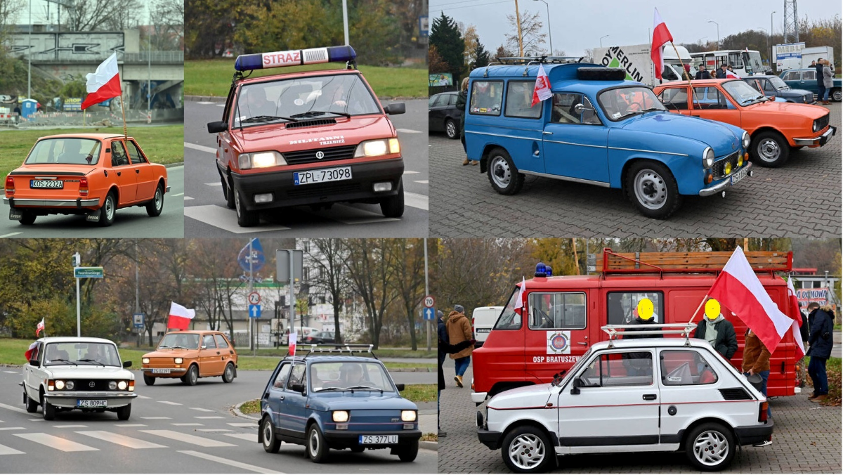Szczecin, Polskie auta + bloku wschodniego dla Niepodległej – 6 parada na Święto Niepodległości Szczecin