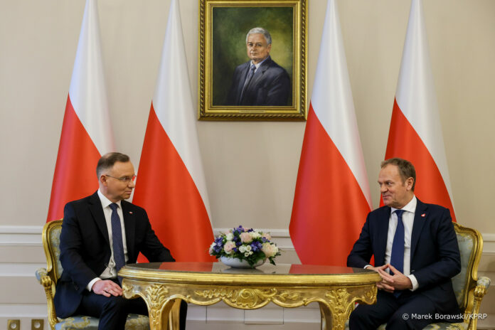 Spotkanie premiera Tuska z prezydentem Dudą: brak przełomu